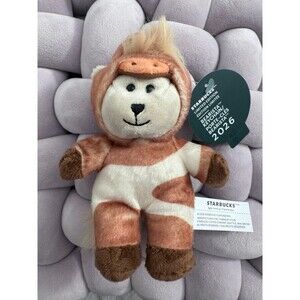 STARBUCKS 2026 Year of the Horse Limited Edition Plush Keychain